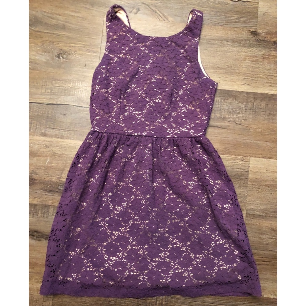 Purple Lace Dress